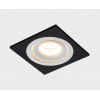 Светильник встраиваемый  mod. IT02-008 white + IT02-QRS1 black