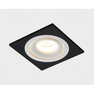 Светильник встраиваемый mod. IT02-008 white + IT02-QRS1 black
