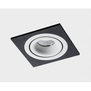 Светильник встраиваемый mod. IT02-008 white + IT02-QRS1 black