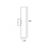 Настенный светильник IT02-026 black 3000K