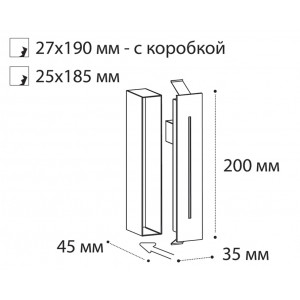 Светильник встраиваемый  mod. IT03-1420 black