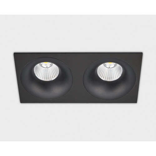 Светильник встраиваемый  IT06-6016 black - 2шт. + IT06-6016 FR2 black