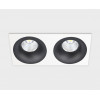 Светильник встраиваемый IT06-6016 black - 2шт. + IT06-6016 FR2 white