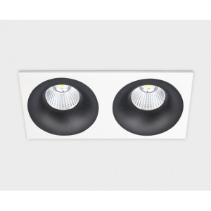 Светильник встраиваемый IT06-6016 black - 2шт. + IT06-6016 FR2 white