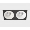 Светильник встраиваемый  IT06-6016 white - 2шт. + IT06-6016 FR2 black