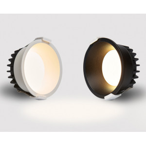 Светильник встраиваемый mod.it08-8013 black 3000K 2 шт + it08-8015 white