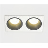 Светильник встраиваемый  mod. it08-8013 black 3000K 2 шт + it08-8015 white