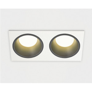 Светильник встраиваемый mod.it08-8013 black 3000K 2 шт + it08-8015 white
