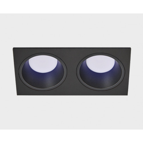 Светильник встраиваемый  mod. it08-8013 black 4000K 2 шт + it08-8015 black