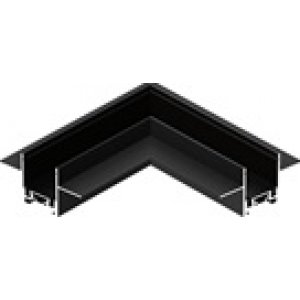 Соединитель угловой  KREATOR  IT09-9034 black