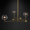 Люстра Delight Collection Globe Mobile 3 brass