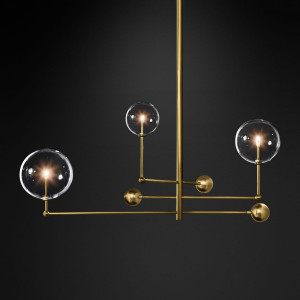 Люстра Delight Collection Globe Mobile 3 brass