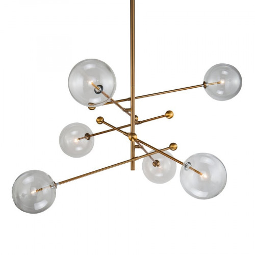 Люстра Delight Collection Globe Mobile 6 brass