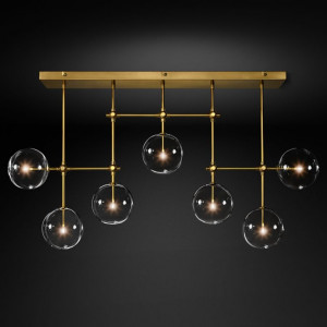 Потолочный светильник Delight Collection Globe Mobile 7A brass