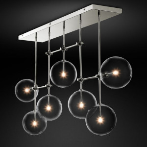 Потолочный светильник Delight Collection Globe Mobile 7A chrome
