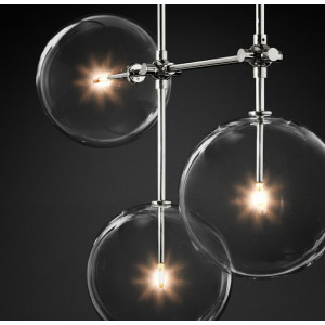 Потолочный светильник Delight Collection Globe Mobile 7A chrome