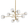 Люстра Delight Collection Globe Mobile 8 brass Люстра Delight Collection Globe Mobile 8 brass