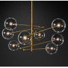 Люстра Delight Collection Globe Mobile 8 brass
