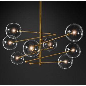 Люстра Delight Collection Globe Mobile 8 brass