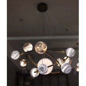 Люстра Delight Collection Planet 13A brass