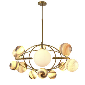 Люстра Delight Collection Planet 13B brass