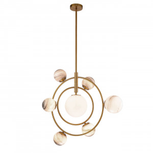 Люстра Delight Collection Planet 7 brass