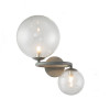 Настенный светильник Delight Collection Wendt 2 grey/clear Настенный светильник Delight Collection Wendt 2 grey/clear