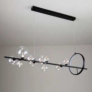 Люстра Delight Collection KG1233P-10 black/clear