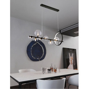 Люстра Delight Collection KG1233P-7 black/clear