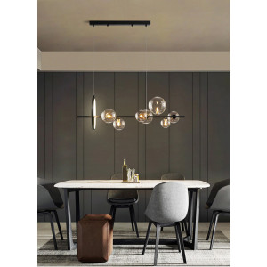 Люстра Delight Collection KG1233P-7 black/clear