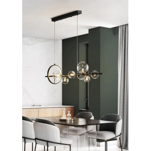Люстра Delight Collection KG1233P-7 black/clear