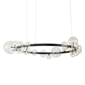 Люстра Delight Collection KM1294P-24 black/clear