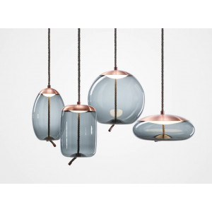Подвесной светильник Delight Collection Knot A copper/blue