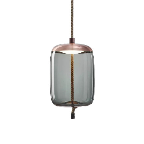 Подвесной светильник Delight Collection Knot B copper/blue