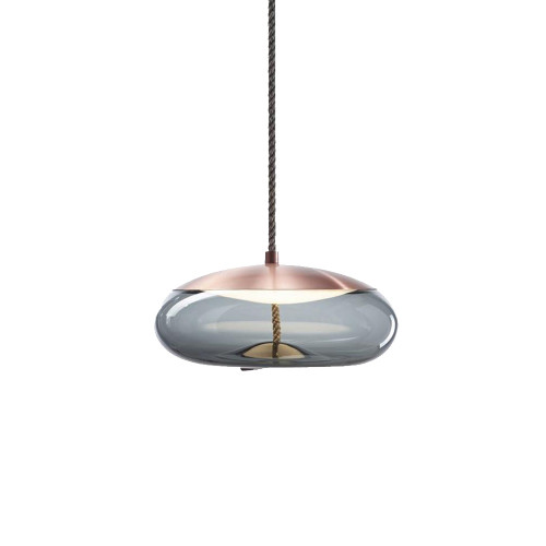Подвесной светильник Delight Collection Knot D copper/blue