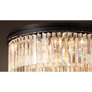 Потолочный светильник Delight Collection Odeon 10B/P black/clear