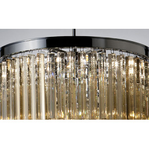 Люстра Delight Collection Odeon 10B chrome/amber