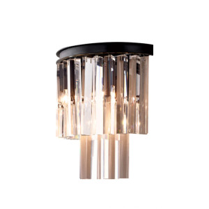 Настенный светильник Delight Collection Odeon 2B black/clear