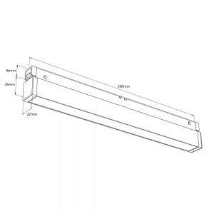 Светильник LINEAR 3007 Bk 3000K