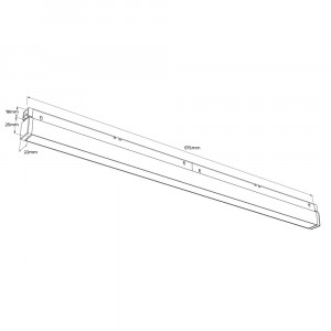 Светильник LINEAR 6015 Bk 3000K