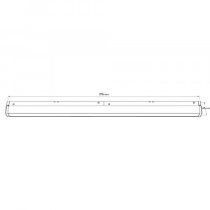 Светильник LINEAR 6015 Bk 3000K