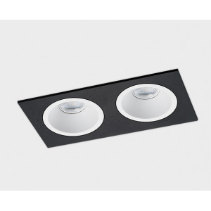 Светильник встраиваемый mod. M01-1009 white - 2шт. + M01-1020 black