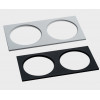 Светильник встраиваемый mod. M01-1009 white - 2шт. + M01-1020 black