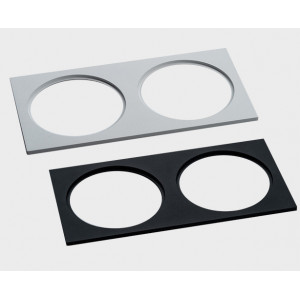 Светильник встраиваемый mod. M01-1009 white - 2шт. + M01-1020 black