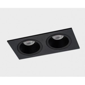Светильник встраиваемый mod. M01-1010 black - 2шт. + M01-1020 black