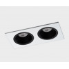 Светильник встраиваемый mod. M01-1010 black - 2шт. + M01-1020 white