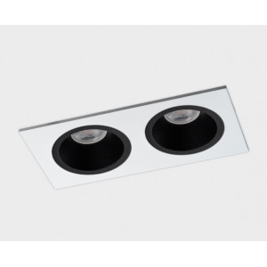 Светильник встраиваемый mod. M01-1010 black - 2шт. + M01-1020 white
