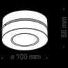 Потолочный светильник Magic C022CL-L12B4K