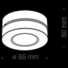 Потолочный светильник Magic C022CL-L7B