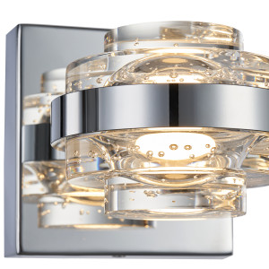 Настенный светильник Delight Collection MB22030002-1A chrome/clear
